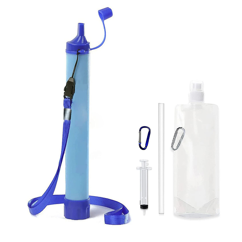 야외 캠핑 비상용 생존 물 정수기 필터 - 강, 호수, - Water Purification Straw 리뷰 및 가격